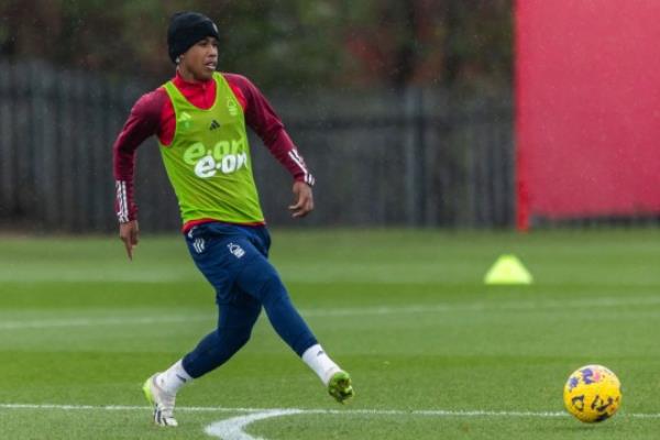 Nottingham Forest's on-loan Chelsea midfielder Andrey Santos